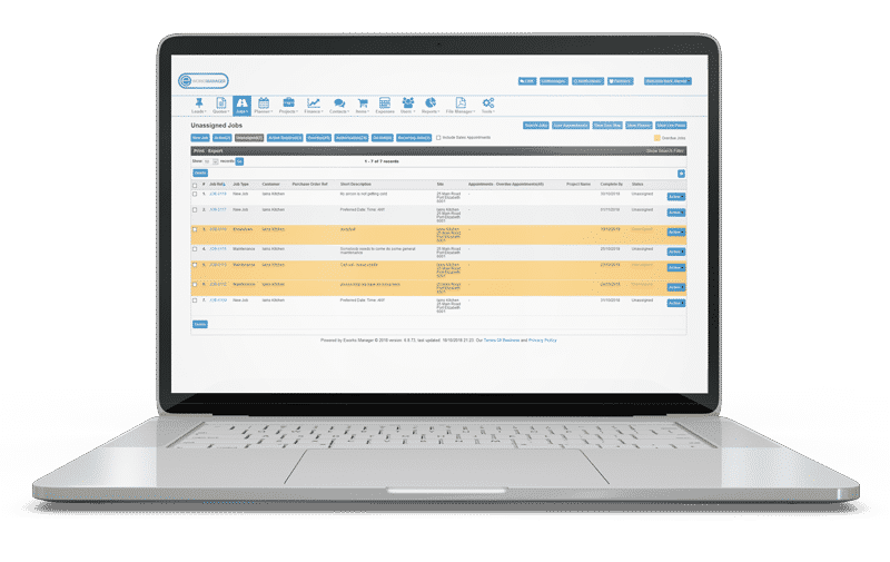 Job Management System - Eworks Manager - 14-Day Free Trial