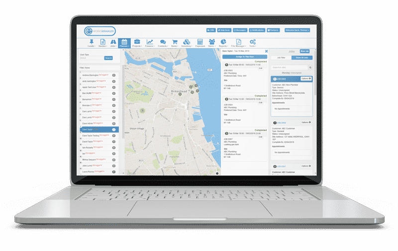 Best Route Planning Software - Geo Location Planner - EWM